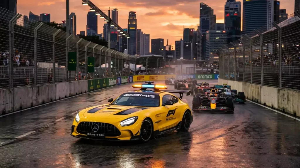 Safety Car en circuito urbano de Fórmula 1